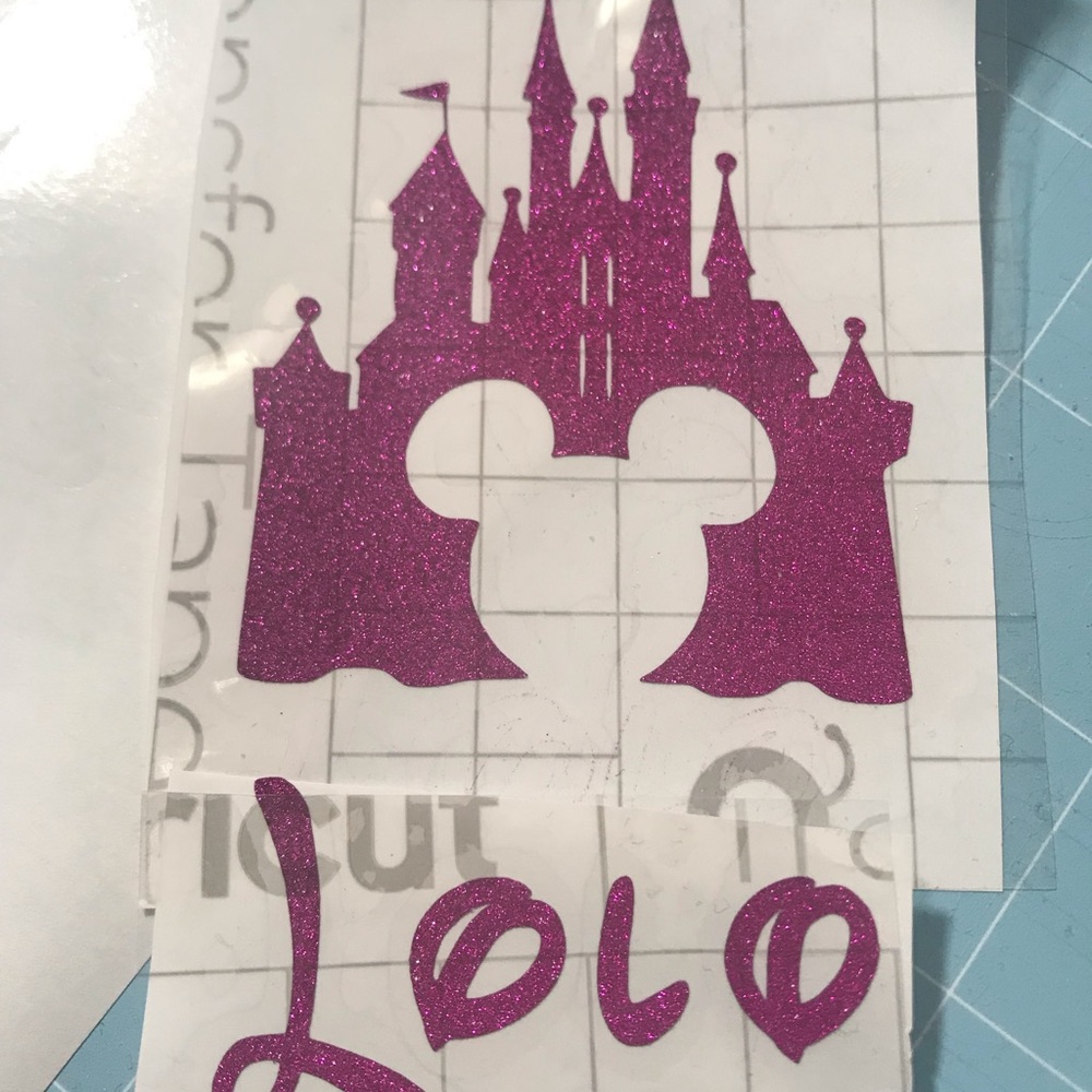 Castle Decals and Iron-ons separate or on T-shirt
